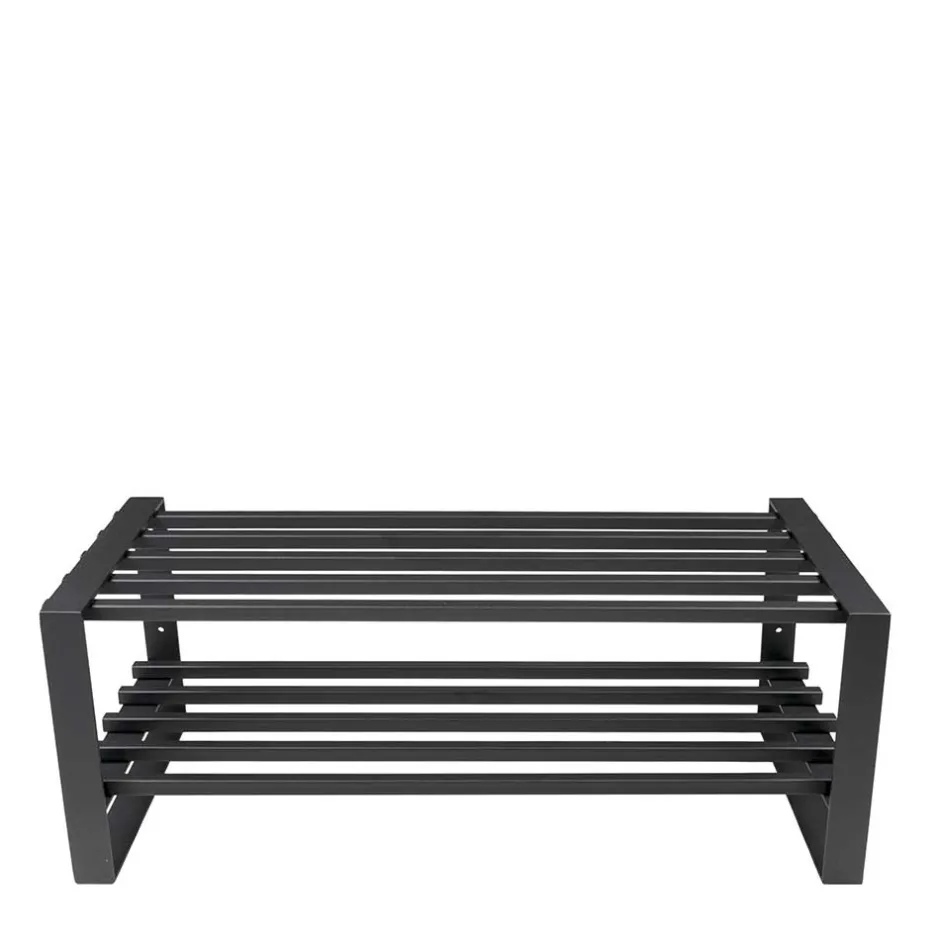 Wohnen 2 Ablagen Schuhregal im Industry und Loft Stil - Lannla