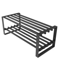 Wohnen 2 Ablagen Schuhregal im Industry und Loft Stil - Lannla