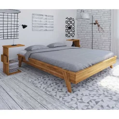 190 cm Bettanlage im Retro Design - Hardus (dreiteilig)^Wohnen