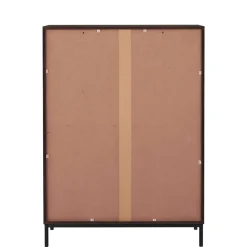 80 cm breite Hochkommode in Walnuss Optik - Teleska^Wohnen Clearance