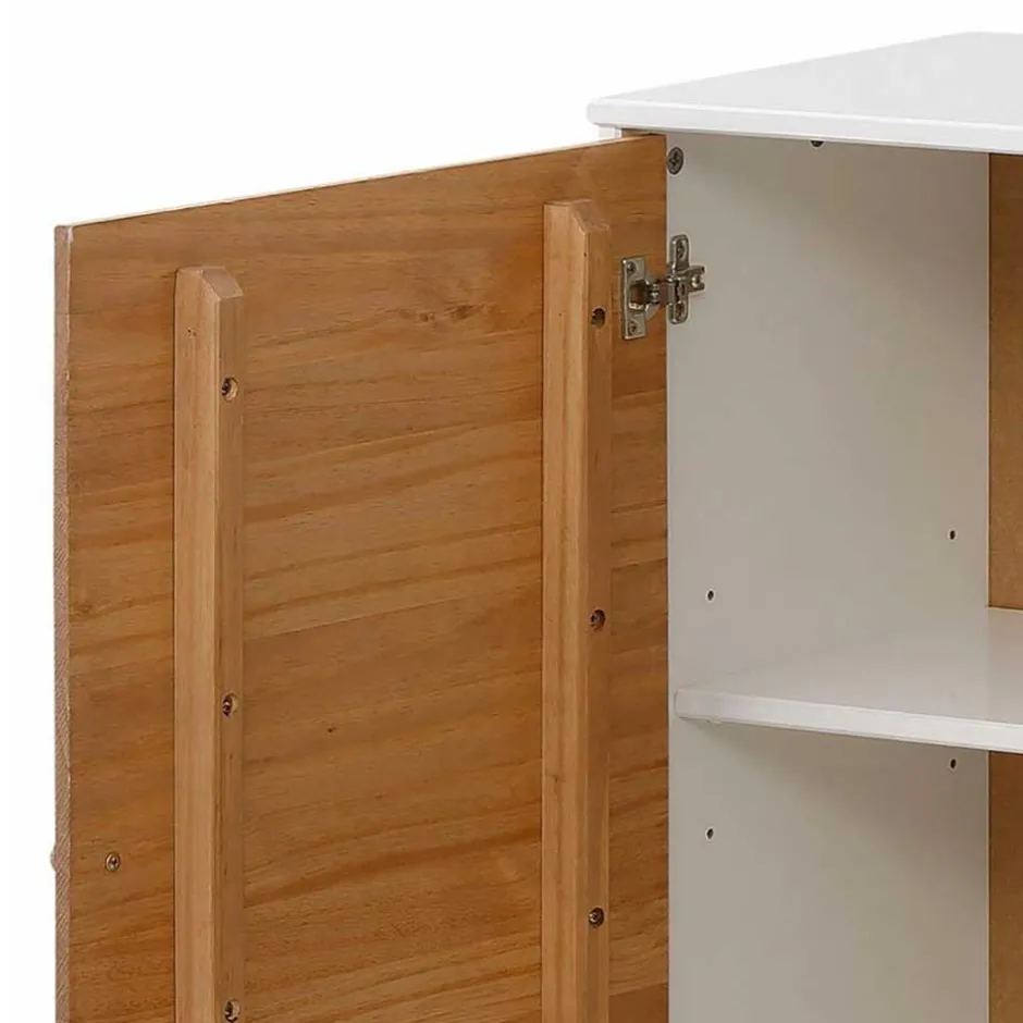 Wohnen 130 cm breite Kommode im Skandi Design - Slogdan