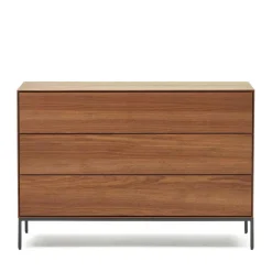 Wohnen 110 cm breite Kommode mit drei Schubladen - Milena
