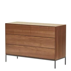 Wohnen 110 cm breite Kommode mit drei Schubladen - Milena