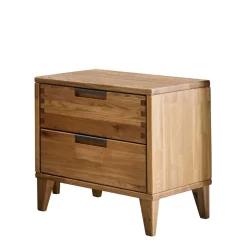Wohnen 46 cm breite Nachtkommode aus geölter Eiche - Teano
