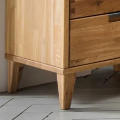 Wohnen 46 cm breite Nachtkommode aus geölter Eiche - Teano