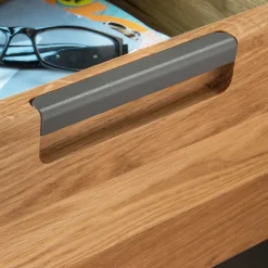 Wohnen 46 cm breite Nachtkommode aus geölter Eiche - Teano