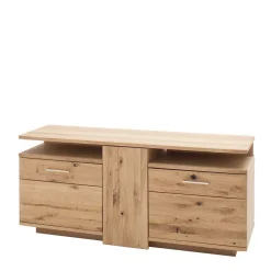 150 cm breite TV Kommode in Eiche Bianco - Crokas^Wohnen Online