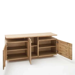 150 cm breite TV Kommode in Eiche Bianco - Crokas^Wohnen Online