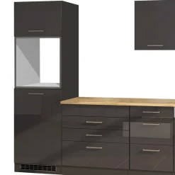 300 cm breiter Block Küche ohne Geräte - Bozenia (achtteilig)^Wohnen Hot