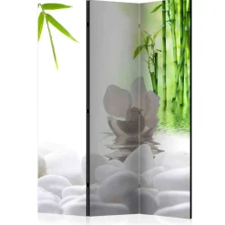 Wohnen 135 cm breiter Deko-Paravent mit Zen Motiv - Santyra