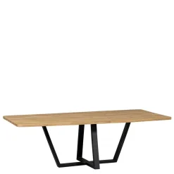 240 cm breiter Esszimmertisch aus Eichenholz - Serinina^Wohnen New