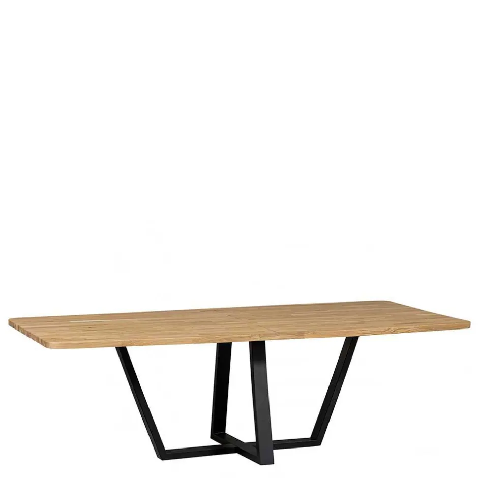 240 cm breiter Esszimmertisch aus Eichenholz - Serinina^Wohnen New