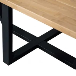 240 cm breiter Esszimmertisch aus Eichenholz - Serinina^Wohnen New