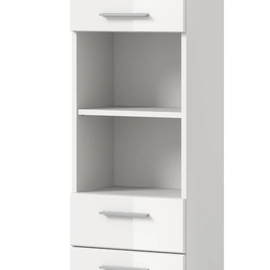 Wohnen 37 cm breiter Hochschrank fürs Badezimmer - Henriette