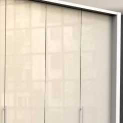 Wohnen 200 cm breiter Kleiderschrank mit acht Schubladen - Zidarie