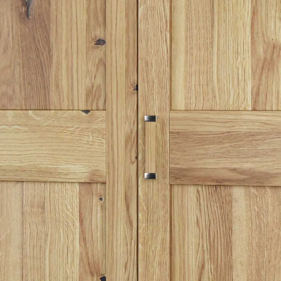 200 cm breiter Kleiderschrank 4-türig in Asteiche - Zamron^Wohnen Online