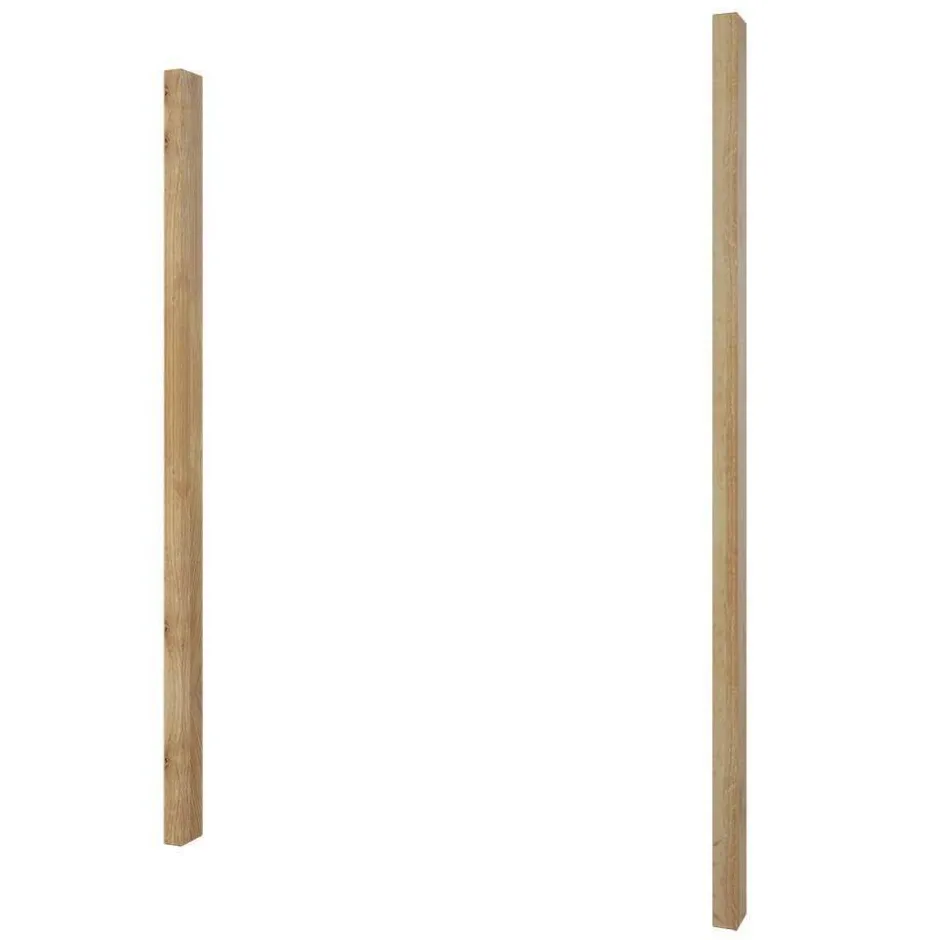 200 cm breiter Kleiderschrank 4-türig in Asteiche - Zamron^Wohnen Online