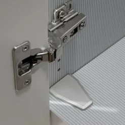 100 cm breiter Schlafzimmerschrank in Hellgrau - Nucina^Wohnen Discount