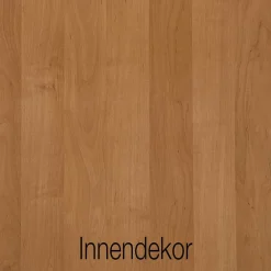 Wohnen 300 cm breiter Schwebetürenschrank mit Glas Beige - Nikoba