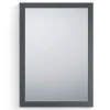 Wohnen 48 cm breiter Spiegel in Anthrazit - Vertelli