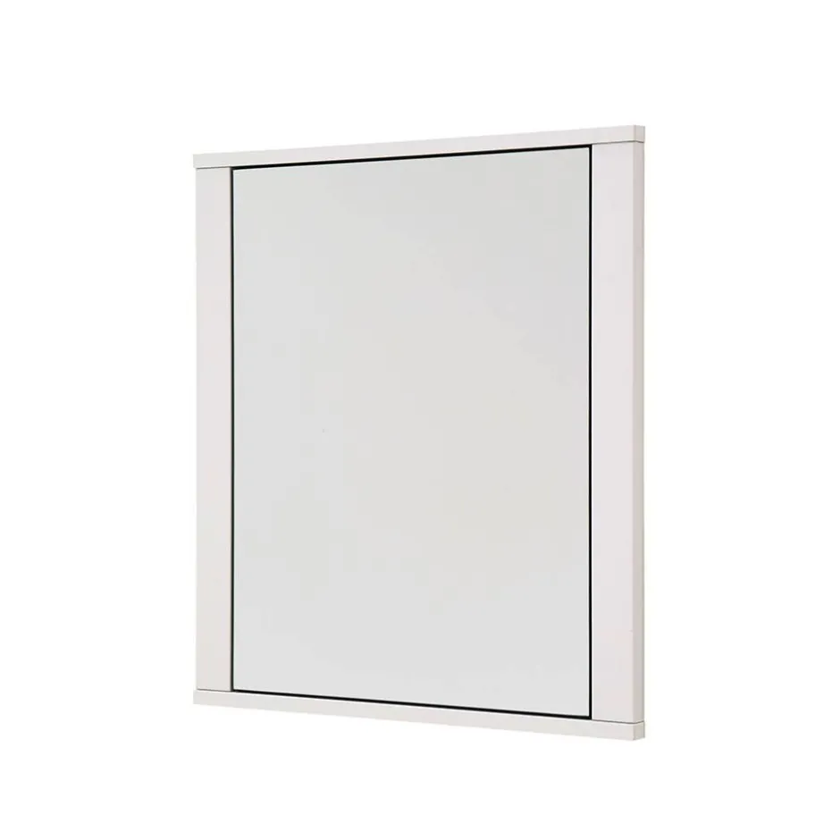 Wohnen 73 cm breiter Spiegel in Lichtgrau - Ballina