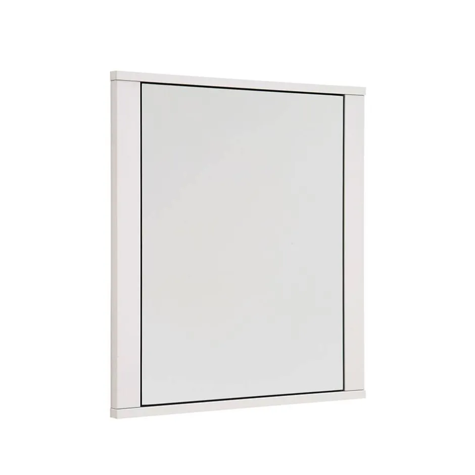 Wohnen 73 cm breiter Spiegel in Lichtgrau - Ballina