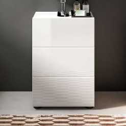 38 cm breiter Waschbeckenschrank in Weiß - Vitablos^Wohnen Sale