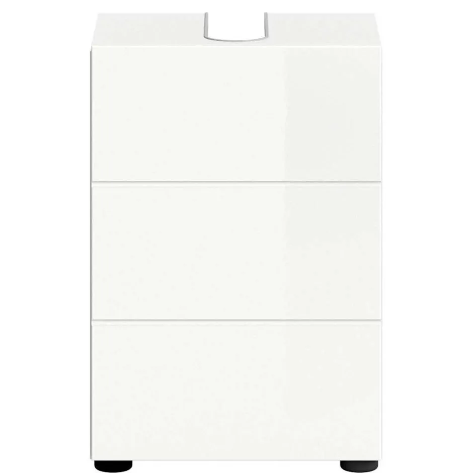 38 cm breiter Waschbeckenschrank in Weiß - Vitablos^Wohnen Sale