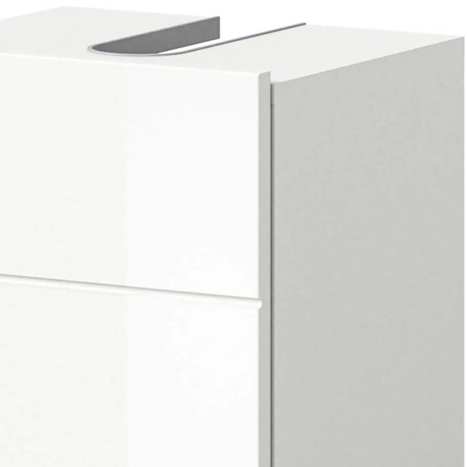 38 cm breiter Waschbeckenschrank in Weiß - Vitablos^Wohnen Sale