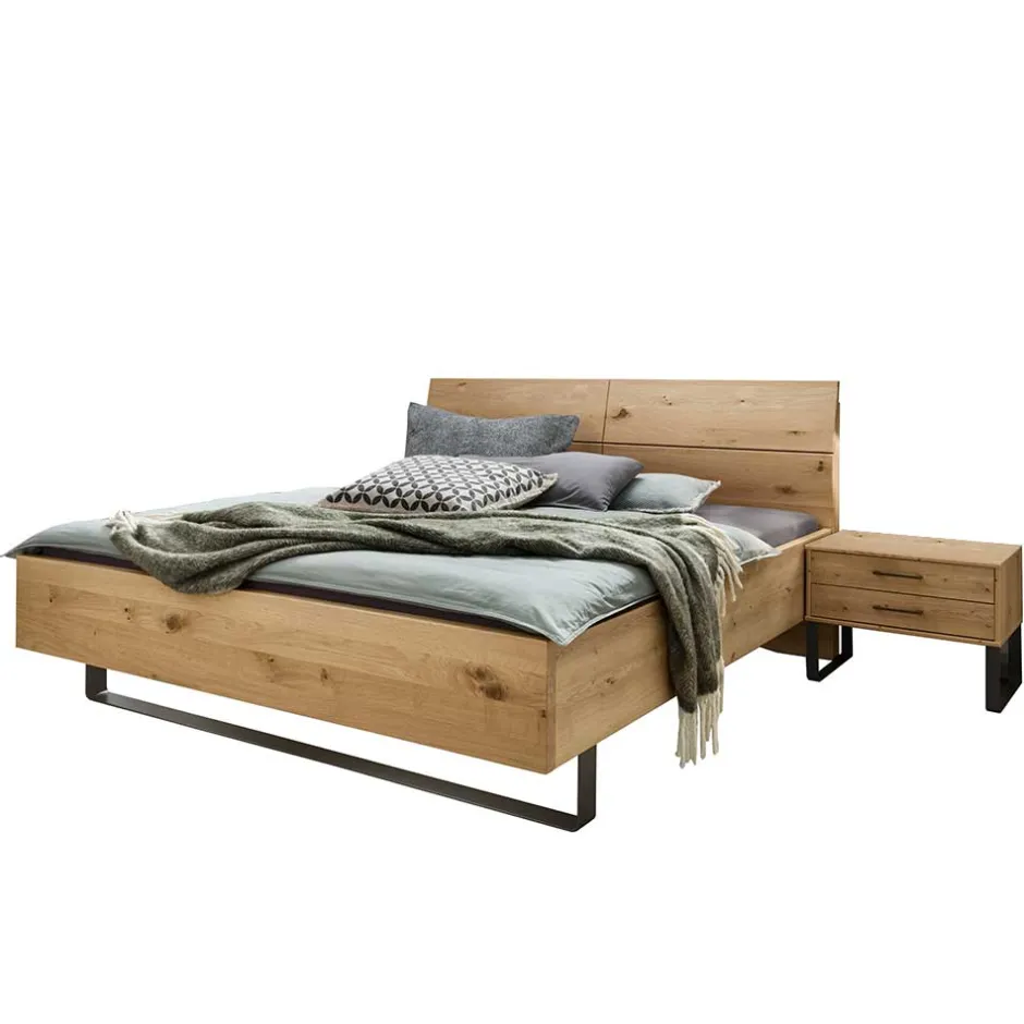 Wohnen 140 cm breites Bett im Industry Style - Siestago