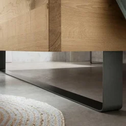 Wohnen 140 cm breites Bett im Industry Style - Siestago