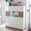120 cm breites Highboard in Weiß Glanz - Icadro II^Wohnen Discount