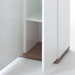 120 cm breites Highboard in Weiß Glanz - Icadro II^Wohnen Discount