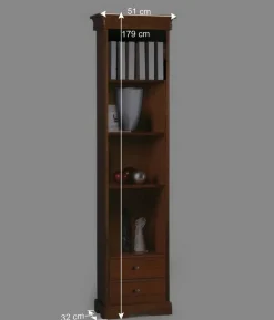 51 cm breites Regal mit zwei Schubladen - Lemerzi^Wohnen Outlet