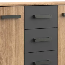 Wohnen 130 cm breites Sideboard in Plankeneiche NB - Enegal