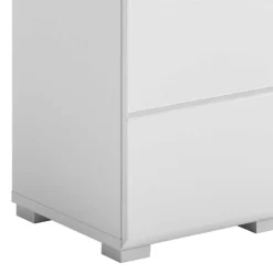 Wohnen 79 cm hoher Bad Unterschrank in Weiß Hochglanz - Whale