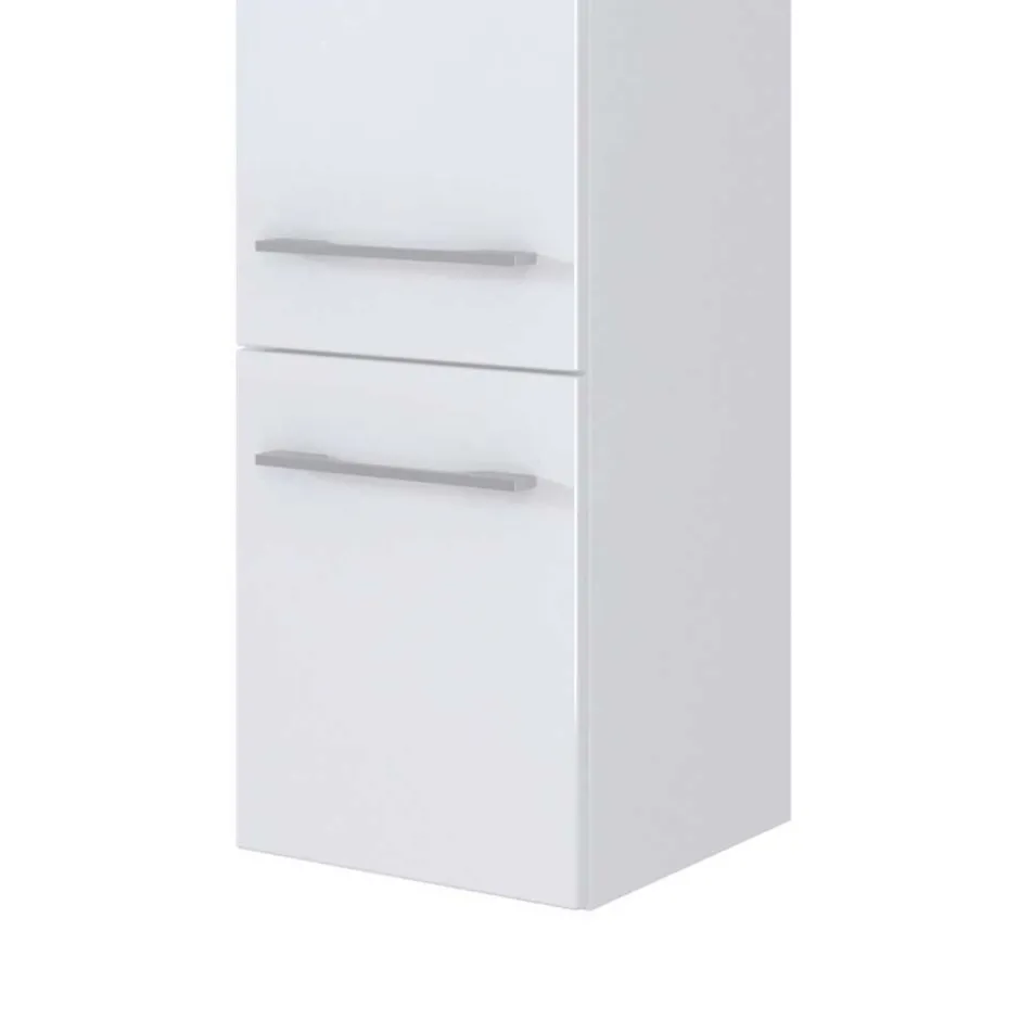 Wohnen 130 cm hoher Badschrank für Wandmontage - Enwicos