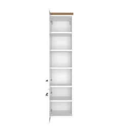 Wohnen 130 cm hoher Badschrank für Wandmontage - Enwicos