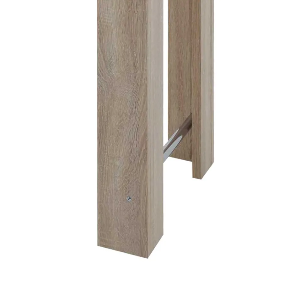 Wohnen 108 cm hoher Tresentisch in Holz Optik - Elmavirio