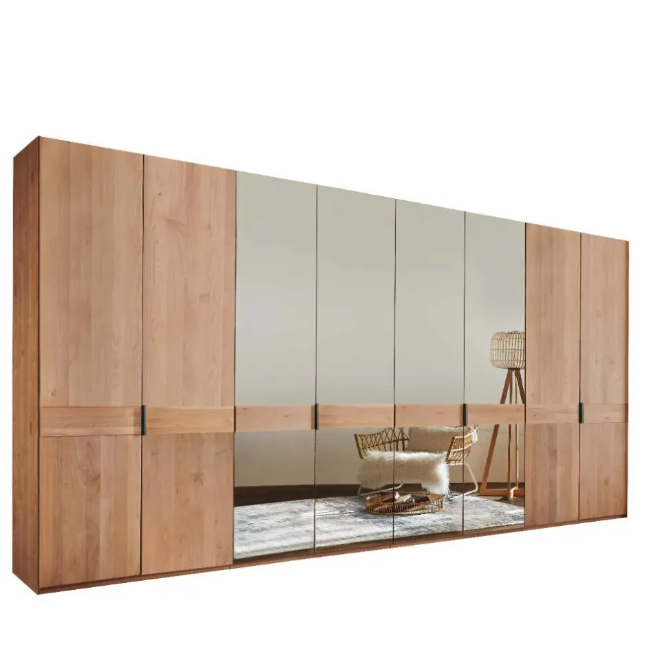 Wohnen 216 cm hoher XXL-Kleiderschrank in Erle - Murray