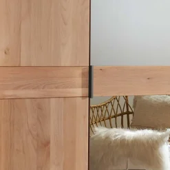 Wohnen 216 cm hoher XXL-Kleiderschrank in Erle - Murray