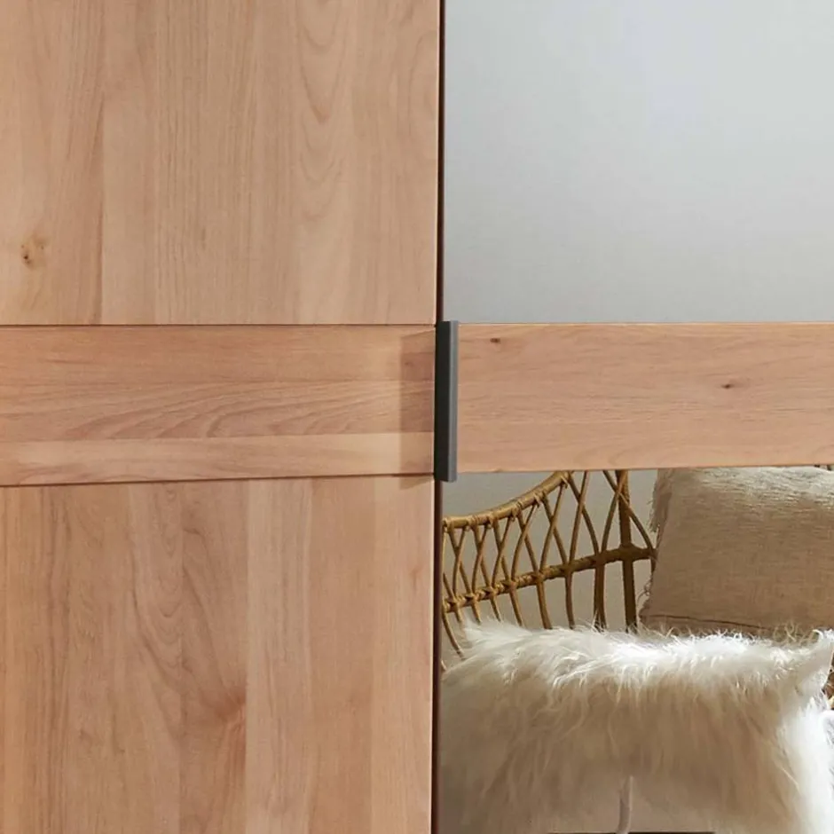 Wohnen 216 cm hoher XXL-Kleiderschrank in Erle - Murray