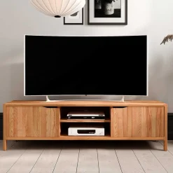 48 cm hohes TV Board aus Kernbuche Massivholz - Lana^Wohnen Best