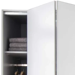 Wohnen 250 cm Kleiderschrank mit Falt- und Drehtüren - Dastrata
