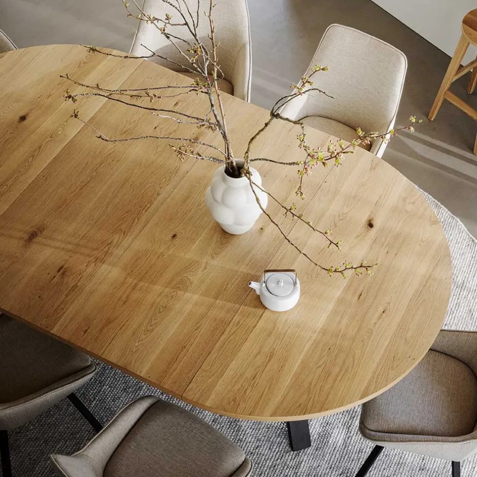 Wohnen 135 cm runder Esstisch in modernem Design - Mocima