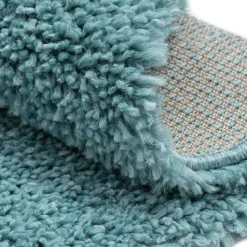 150 cm Runder Teppich in Hellblau - Chiyom^Wohnen Discount