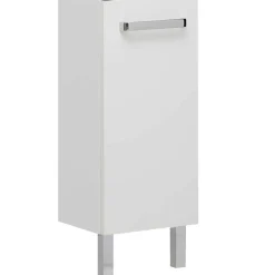 Wohnen 20 cm tiefer Bad-Hochschrank in Weiß - Ardin