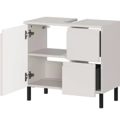 60 cm Waschbeckenschrank in Hellgrau - Dadra^Wohnen