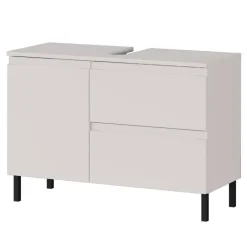 Wohnen 80 cm Waschbeckenschrank in Hellgrau - Dadra