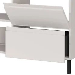 Wohnen 80 cm Waschbeckenschrank in Hellgrau - Dadra